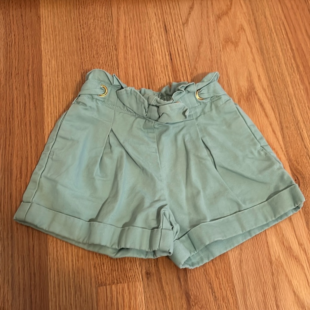 Janie and Jack Green cuffed shorts size 3T